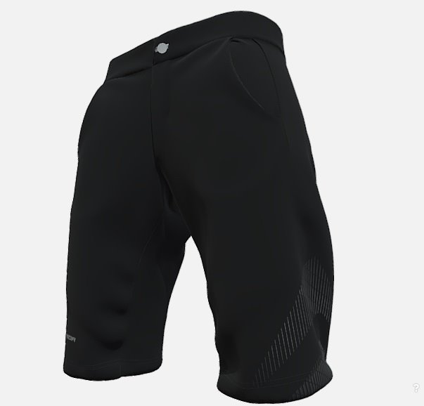 MERIDA - Kalhoty pánské GSG BAGGY Stripes černo-šedé L