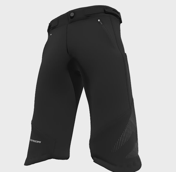 MERIDA - Kalhoty pánské GSG ENDURO Stripes černo-šedé XL