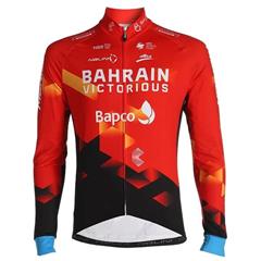NALINI - Bahrain Victorious - Dres dlouhý TEAM červený 