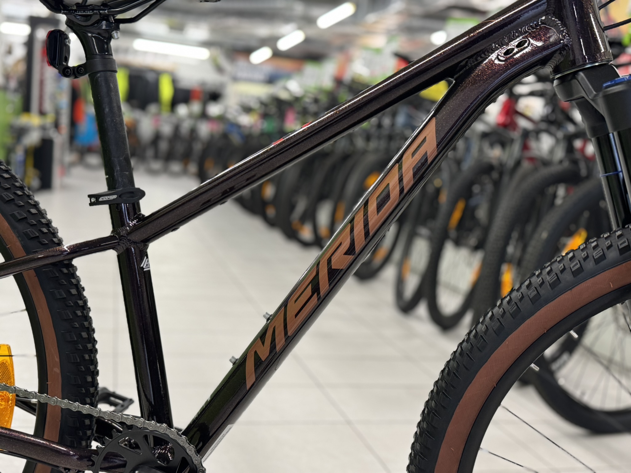 Boční pohled rámu