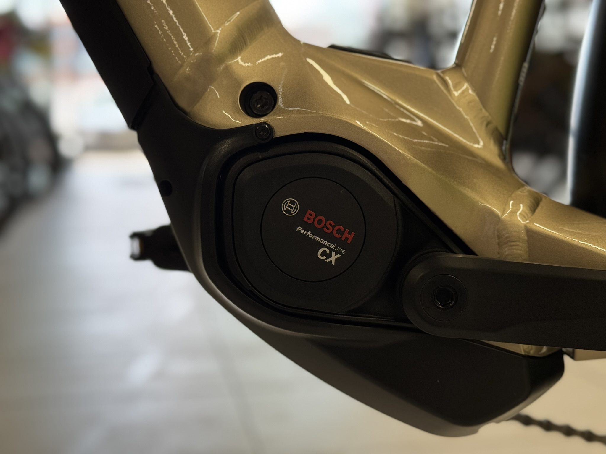 Boční pohled rámu