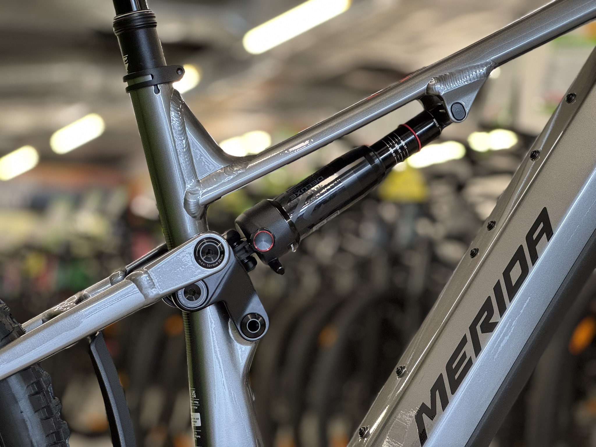 Boční pohled rámu