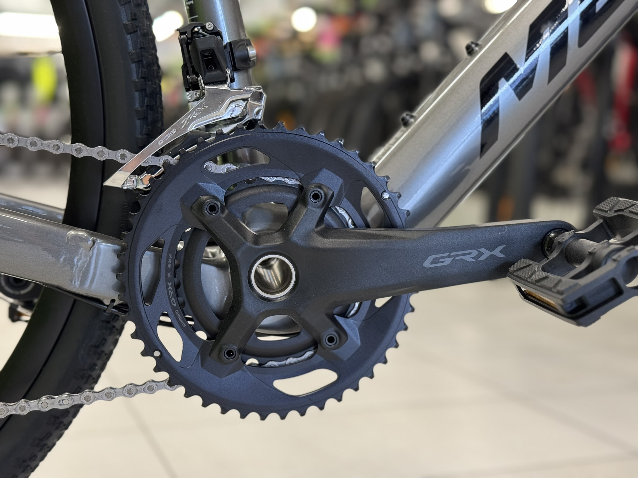 Boční pohled rámu