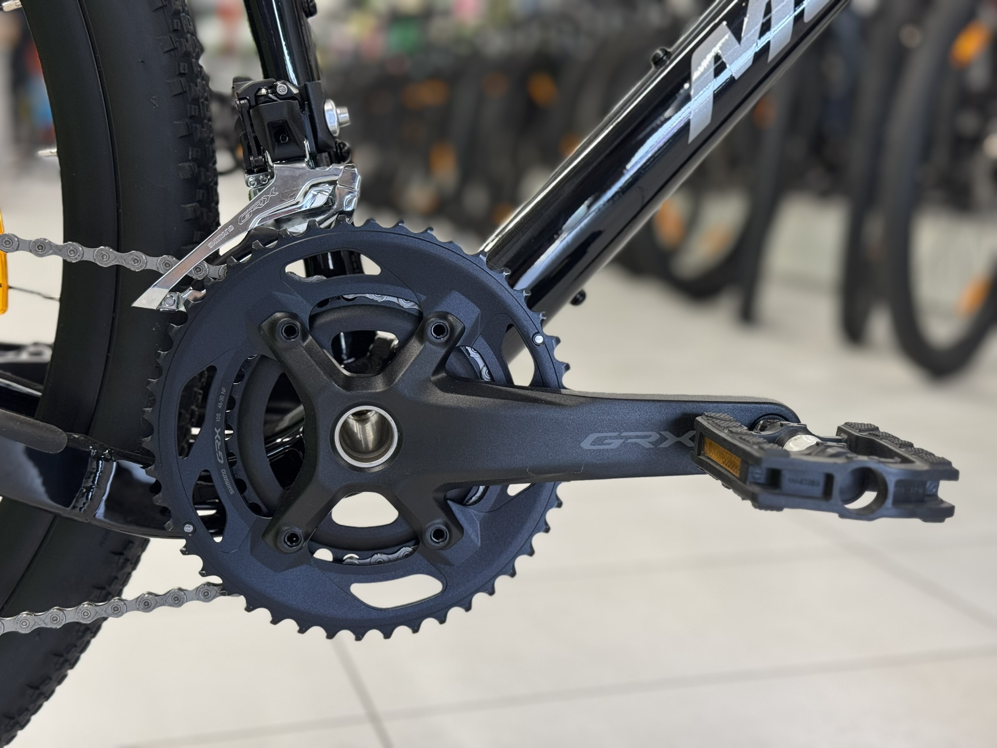 Boční pohled rámu