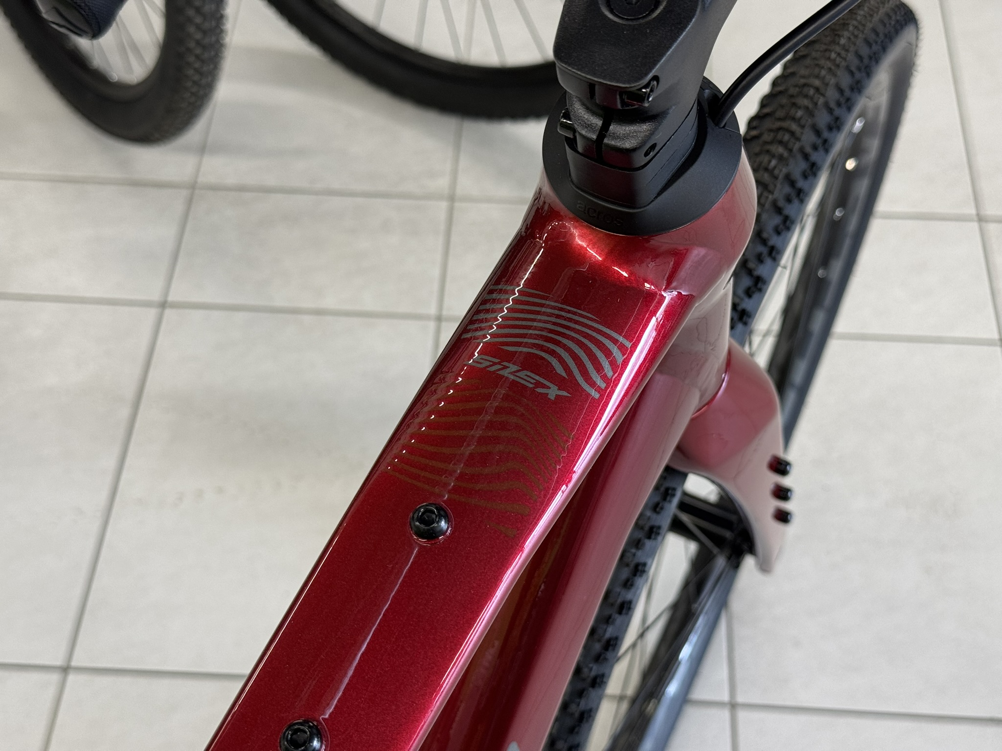 Boční pohled rámu